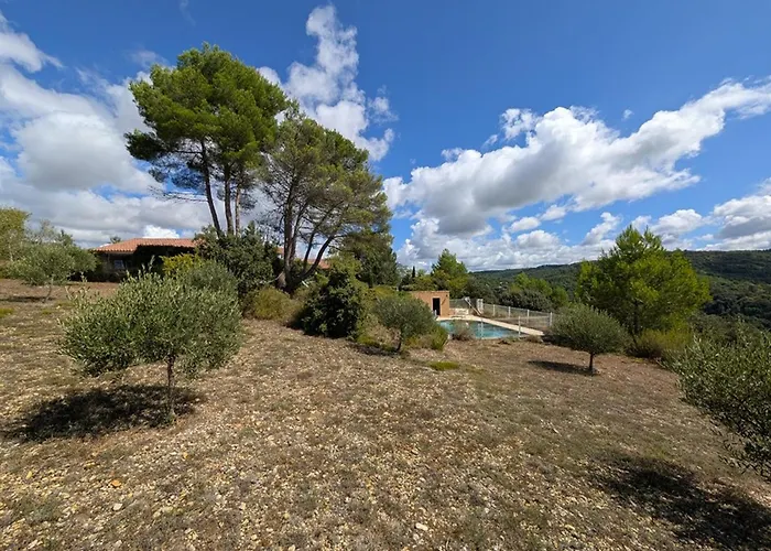 Maison Provencale, Vue - 8 Pers. - Fr-1-822-21 * Esparron-de-Verdon